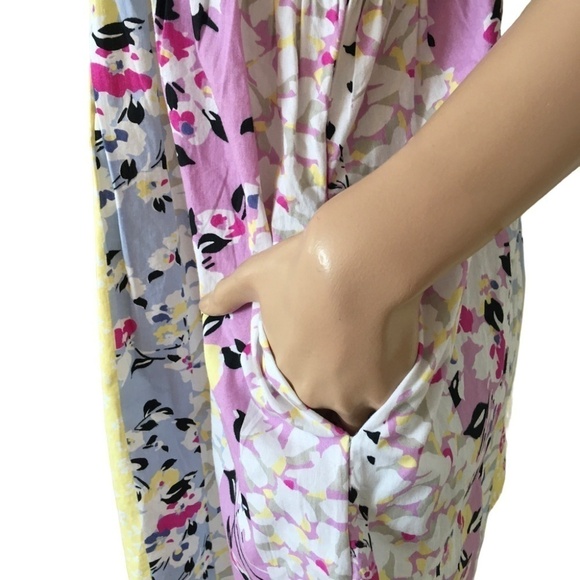 French Connection Dress Isla Ekeze Organic Cotton Shirred Smocked Pinafore - Picture 15 of 16